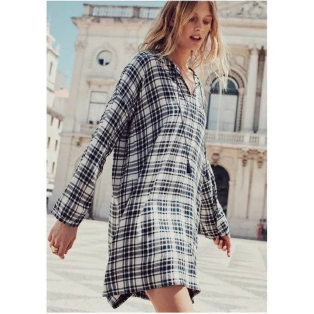 Madewell Artiste Plaid Dress